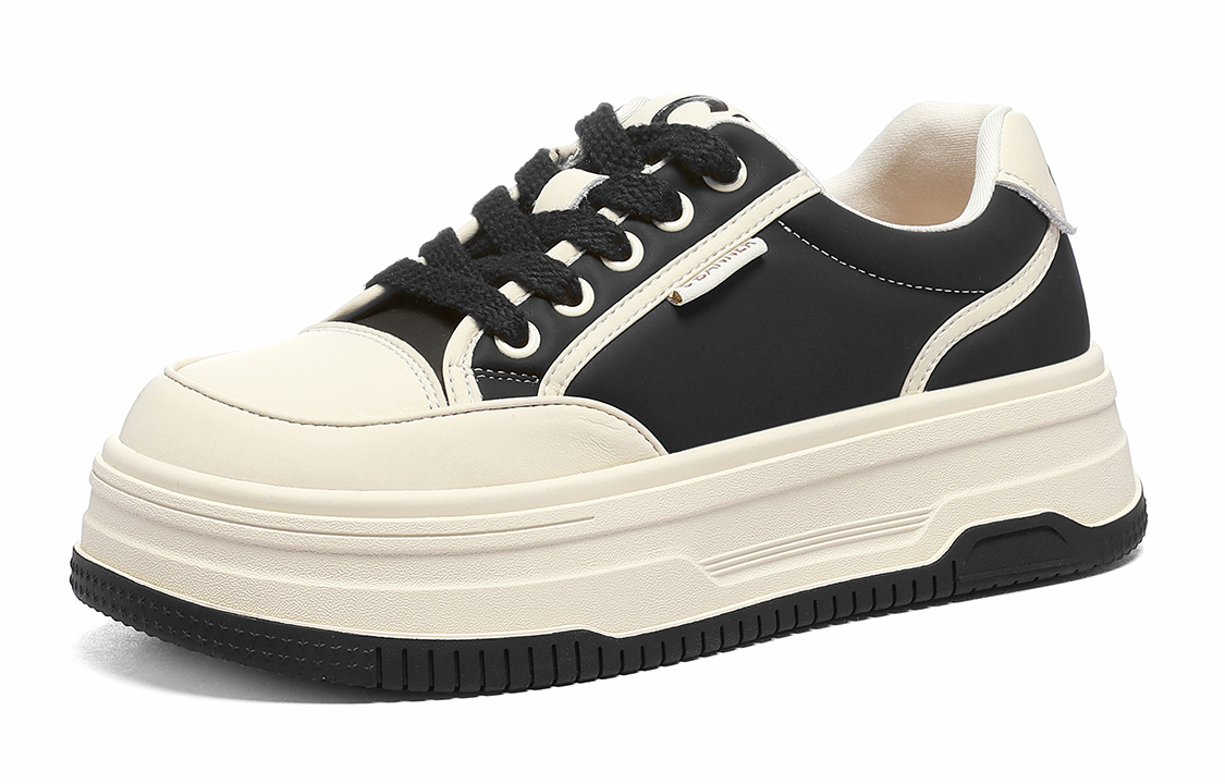 (W) C°BANNER Leather Low-Top 'Black Contrast Fashion' 圖 2