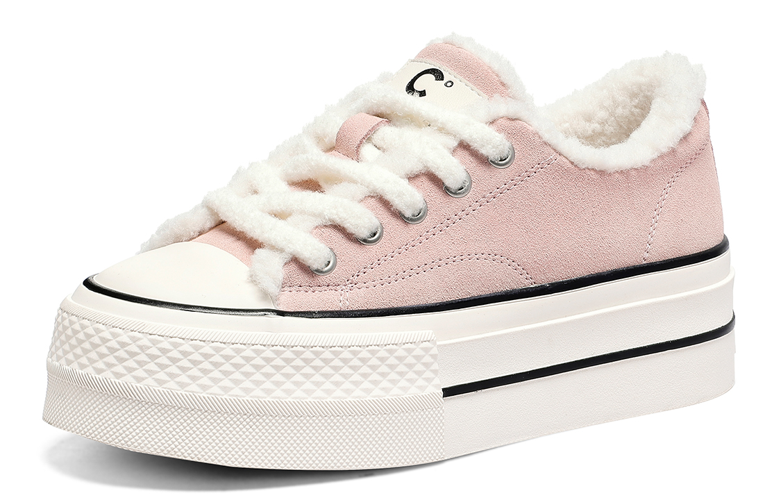 (W) C°BANNER Leather Low-Top Sneaker 'Pink' 圖 2
