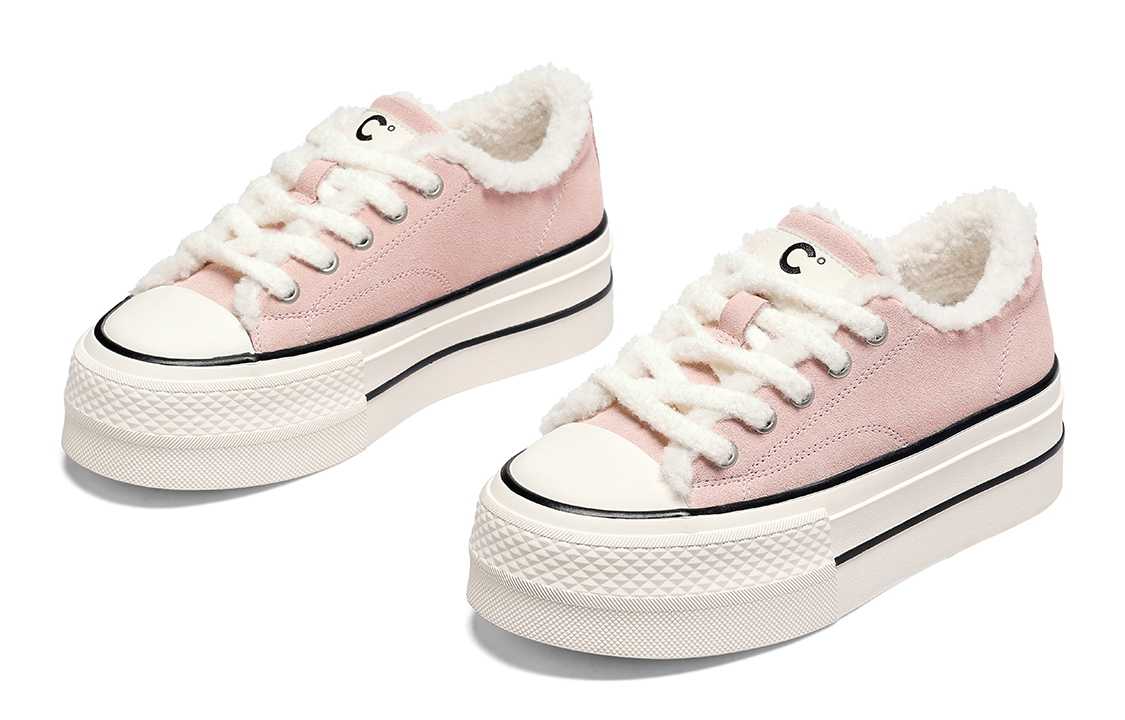(W) C°BANNER Leather Low-Top Sneaker 'Pink' 圖 3