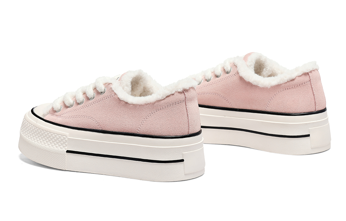 (W) C°BANNER Leather Low-Top Sneaker 'Pink' 圖 4