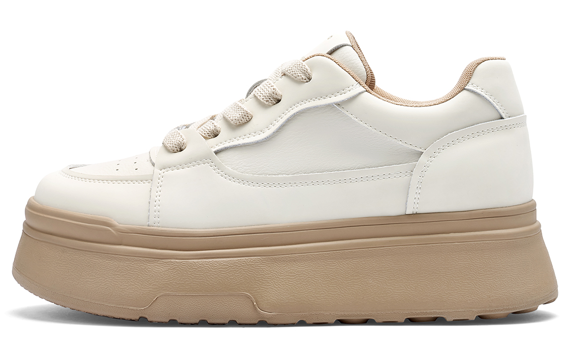 Buy (W) Zapatillas bajas de cuero C°BANNER 'Apricot Colorblock'. QH633868D20