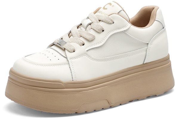 (Women) C°BANNER Leather Low-Top Sneakers 'Apricot Colorblock' QH633868D20 Order (Women) C°BANNER Leather Low-Top Sneakers 'Apricot Colorblock' QH633868D20