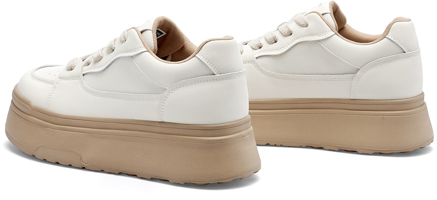 (Women) C°BANNER Leather Low-Top Sneakers 'Apricot Colorblock' QH633868D20 Shop (Women) C°BANNER Leather Low-Top Sneakers 'Apricot Colorblock' QH633868D20