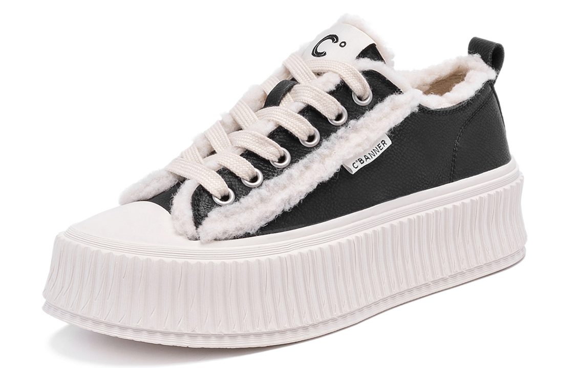 Order (W) C°BANNER Kulit Rendah 'Fesyen Beludru Hitam' Q6414007M01