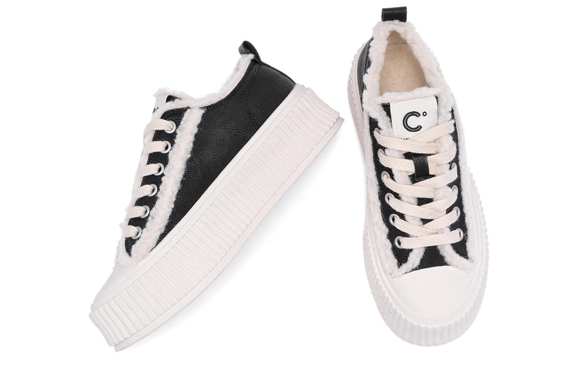 Shop (W) C°BANNER Kulit Rendah 'Fesyen Beludru Hitam' Q6414007M01