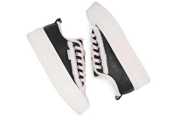 (Women) C°BANNER Leather Low 'Black Velvet Fashion' Q6414007M01 Purchase (Women) C°BANNER Leather Low 'Black Velvet Fashion' Q6414007M01