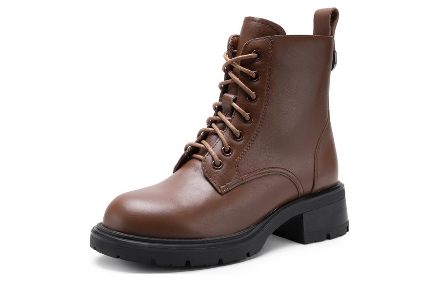 Order (W) C°BANNER 英伦风系带马丁靴 皮革款式 A22500511B05