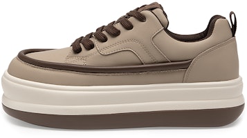 (Women) C°BANNER Leather Mid-Top Sneaker 'Apricot' A23101501C13 (Women) C°BANNER Leather Mid-Top Sneaker 'Apricot' A23101501C13