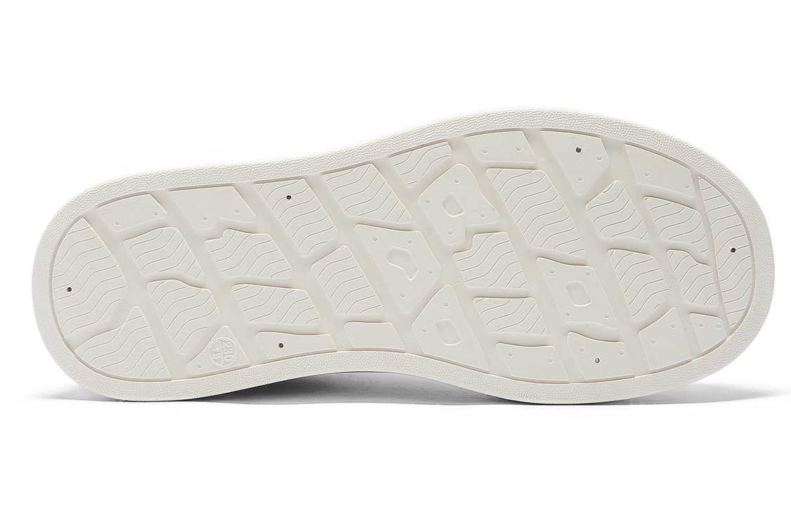 (W) C°BANNER Leather Patchwork Chunky Sole Low-Top 'Cream White' 圖 5