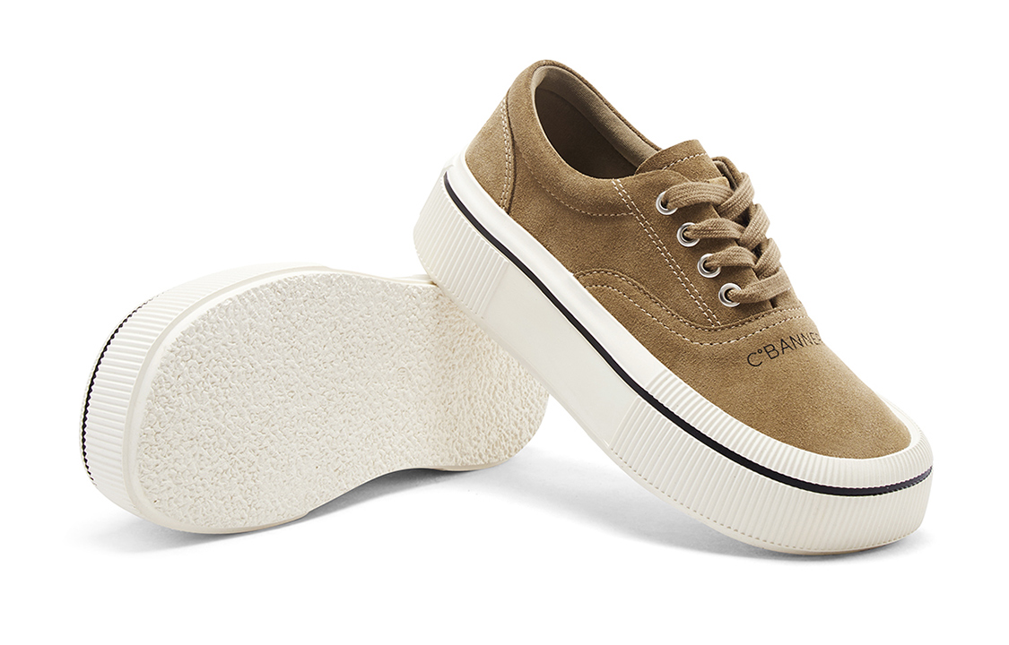 (W) C°BANNER Leather Platform 'Brown Retro' 圖 4