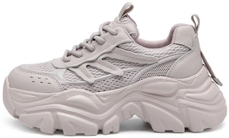 (Women) C°BANNER Leather Platform 'Purple Fashion Dad Shoes' A23170106C14 (Women) C°BANNER Leather Platform 'Purple Fashion Dad Shoes' A23170106C14