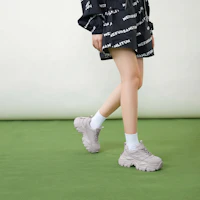 Sizing 千百度C°BANNER 牛皮革輕盈時尚厚底老爹鞋 女款 紫色