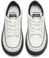 Shop (Women) C°BANNER Leather Platform Fashion Comfort Low-Top Sneakers 'Black and White' QL533805D35