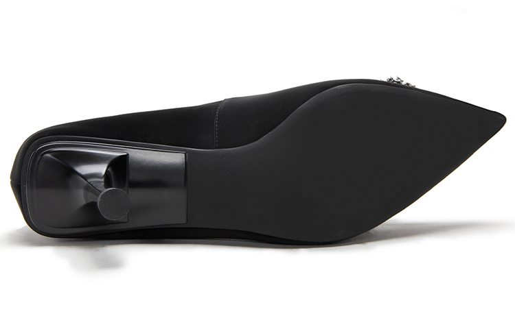 Details for (W) C°BANNER 皮革尖头低跟高跟鞋 '时尚7cm' A23168002