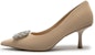 (Women) C°BANNER Leather Pointed Toe Low-Cut High Heels 'Fashion 7cm' A23168002