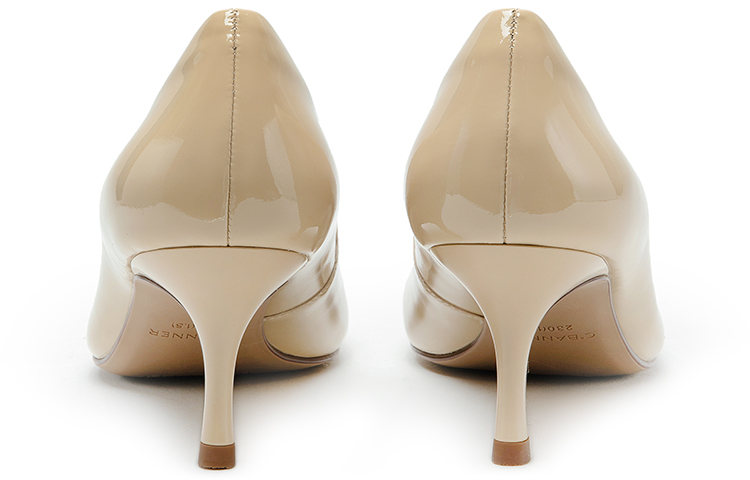 (W) C°BANNER Leather Pointed Toe Stiletto 'Apricot Elegance' 圖 4