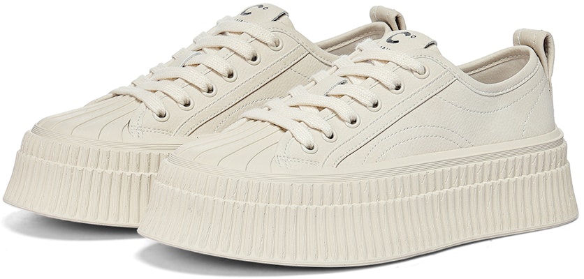 (W) C°BANNER Kulit Toe-Platform 'Putih Low-Top' QH233232D28 Lookbook (W) C°BANNER Kulit Toe-Platform 'Putih Low-Top' QH233232D28