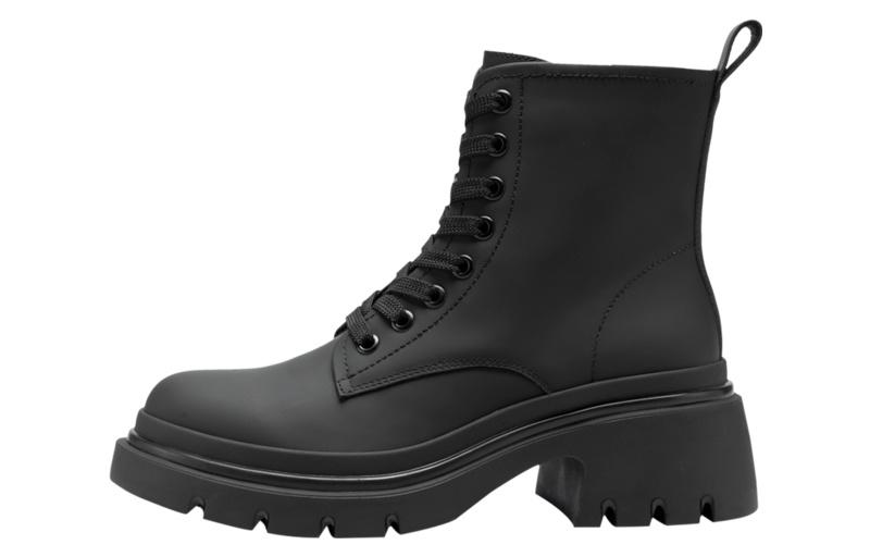 (W) C°BANNER Leather Short Boot 'Cool Matte Black'