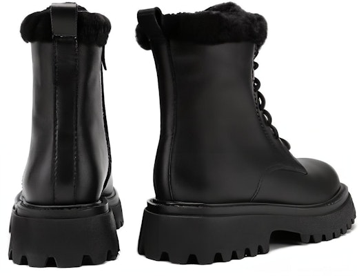 (W) C°BANNER Sepatu Boot Pendek Kulit 'Berbulu Hitam untuk Outdoor' A22669827B01 Lookbook (W) C°BANNER Sepatu Boot Pendek Kulit 'Berbulu Hitam untuk Outdoor' A22669827B01