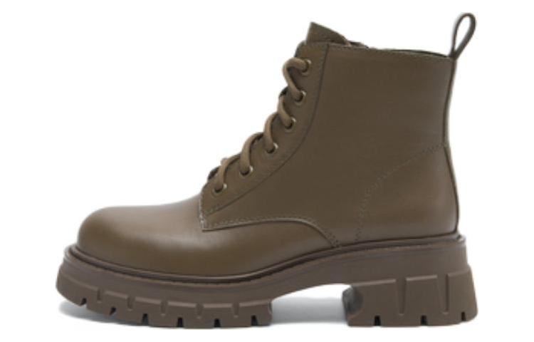 (W) C°BANNER Leather Short Martin Boots 'Simple Casual' 圖 5