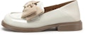 (W) Kasut Kulit Slip-On Tumit Rendah C°BANNER 'Beige Bow Knot' A23173504B04