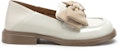 (W) Kasut Kulit Slip-On Tumit Rendah C°BANNER 'Beige Bow Knot' A23173504B04