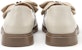 (W) Kasut Kulit Slip-On Tumit Rendah C°BANNER 'Beige Bow Knot' A23173504B04