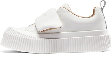 (Women) C°BANNER Leather Velcro Low-Top Platform Sneakers 'Beige' QN233957D73 (Women) C°BANNER Leather Velcro Low-Top Platform Sneakers 'Beige' QN233957D73