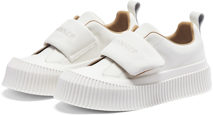 (Women) C°BANNER Leather Velcro Low-Top Platform Sneakers 'Beige' QN233957D73 Lookbook (Women) C°BANNER Leather Velcro Low-Top Platform Sneakers 'Beige' QN233957D73