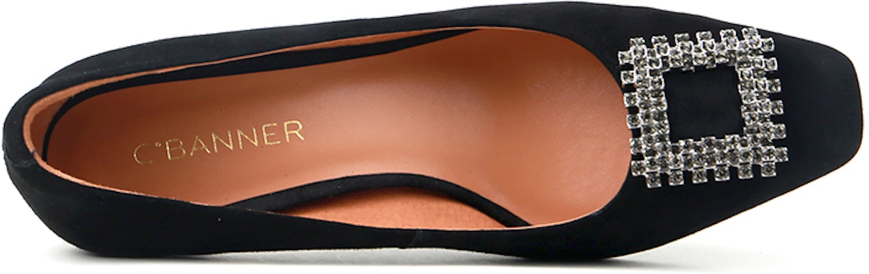 (W) C°배너 럭셔리 벨벳 6.5cm 키튼힐 (블랙) A21404706A01 Shop (W) C°배너 럭셔리 벨벳 6.5cm 키튼힐 (블랙) A21404706A01