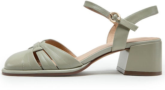 (W) C°BANNER Tacón Cuadrado de 5cm 'Cuero Trenzado' A23274606 Sizing (W) C°BANNER Tacón Cuadrado de 5cm 'Cuero Trenzado' A23274606