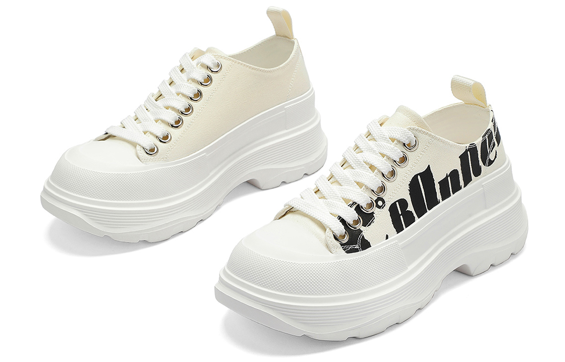 (W) C°BANNER Low-Top 'Beige Letter Contrast' 圖 3