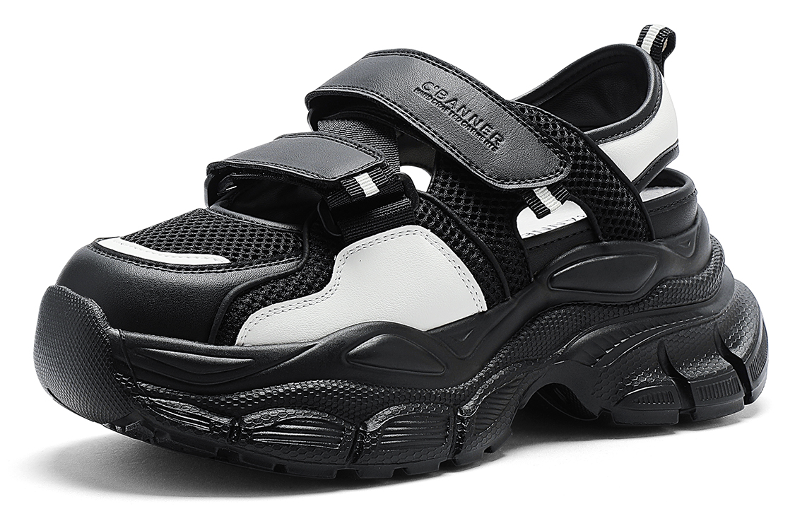 (W) C°BANNER Low-Top Dad Shoe 'White Black Patchwork' 圖 2