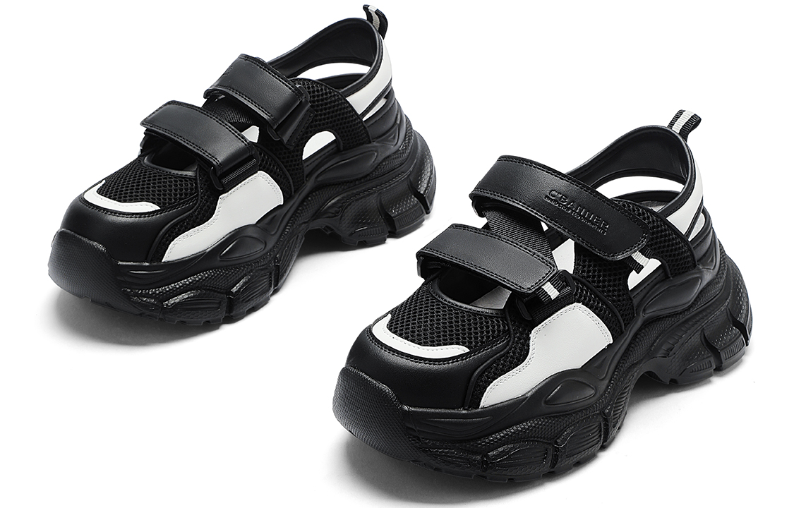 (W) C°BANNER Low-Top Dad Shoe 'White Black Patchwork' 圖 3