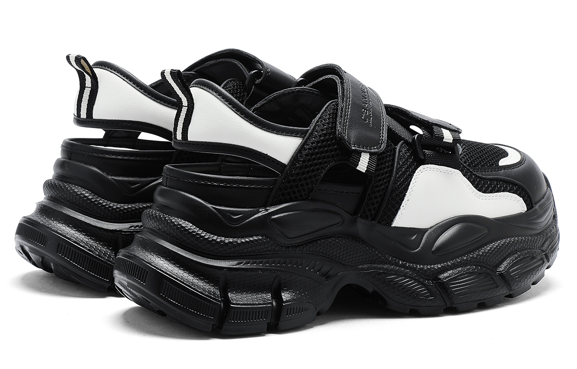 (W) C°BANNER Low-Top Dad Shoe 'White Black Patchwork' 圖 4