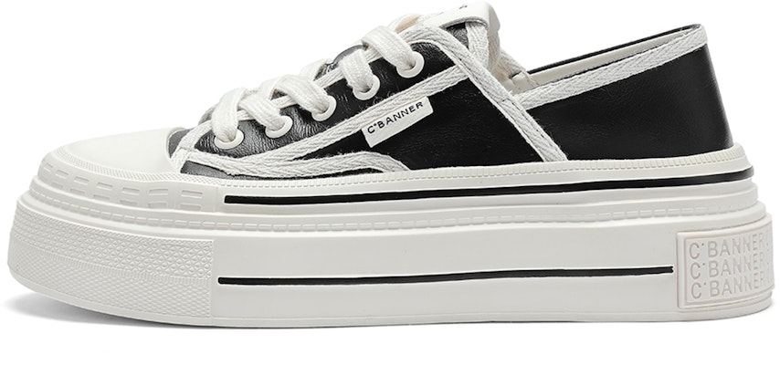(W) C°BANNER Low-Top Platform 'Kulit Hitam' Q7033878D01 Buy (W) C°BANNER Low-Top Platform 'Kulit Hitam' Q7033878D01
