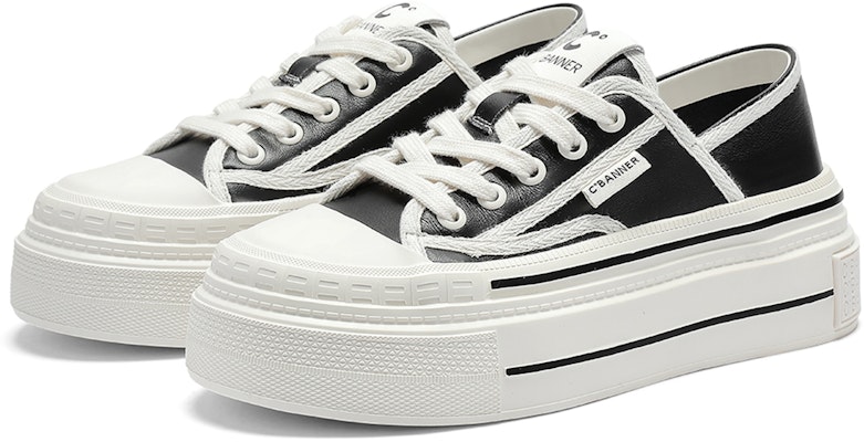 (W) C°BANNER Low-Top Platform 'Kulit Hitam' Q7033878D01 Lookbook (W) C°BANNER Low-Top Platform 'Kulit Hitam' Q7033878D01