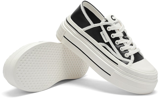 (W) C°BANNER Low-Top Platform 'Kulit Hitam' Q7033878D01 Purchase (W) C°BANNER Low-Top Platform 'Kulit Hitam' Q7033878D01