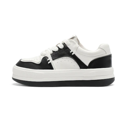 (W) C°BANNER Low-Top Platform Sneaker 'Beige-Black'
