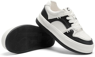 (W) C°BANNER 厚底ローカットスニーカー (ベージュ/黒) Q9133893D70 Purchase (W) C°BANNER 厚底ローカットスニーカー (ベージュ/黒) Q9133893D70