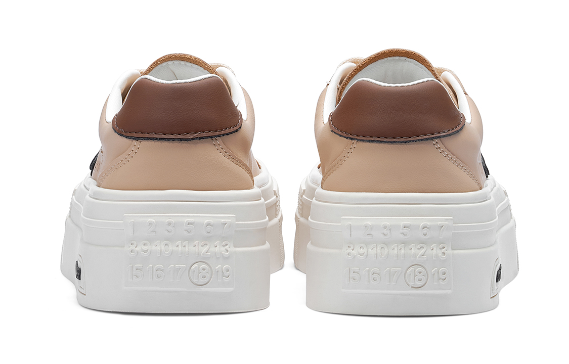 (W) C°BANNER Low-Top Platform Sneakers 'Apricot' 圖 4