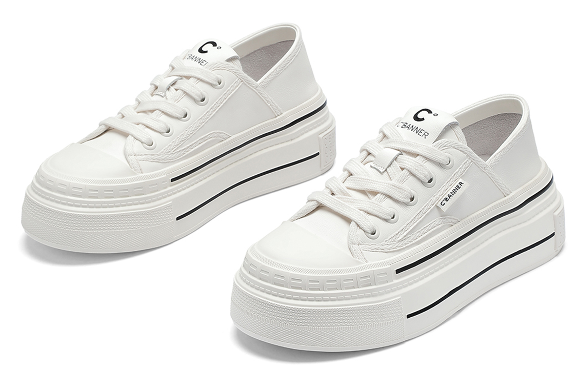 (W) C°BANNER Low-Top Sneaker 'Beige' 圖 4