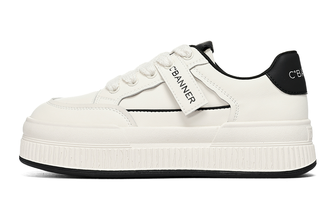 (W) C°BANNER Low-Top Sneaker 'Beige Black'
