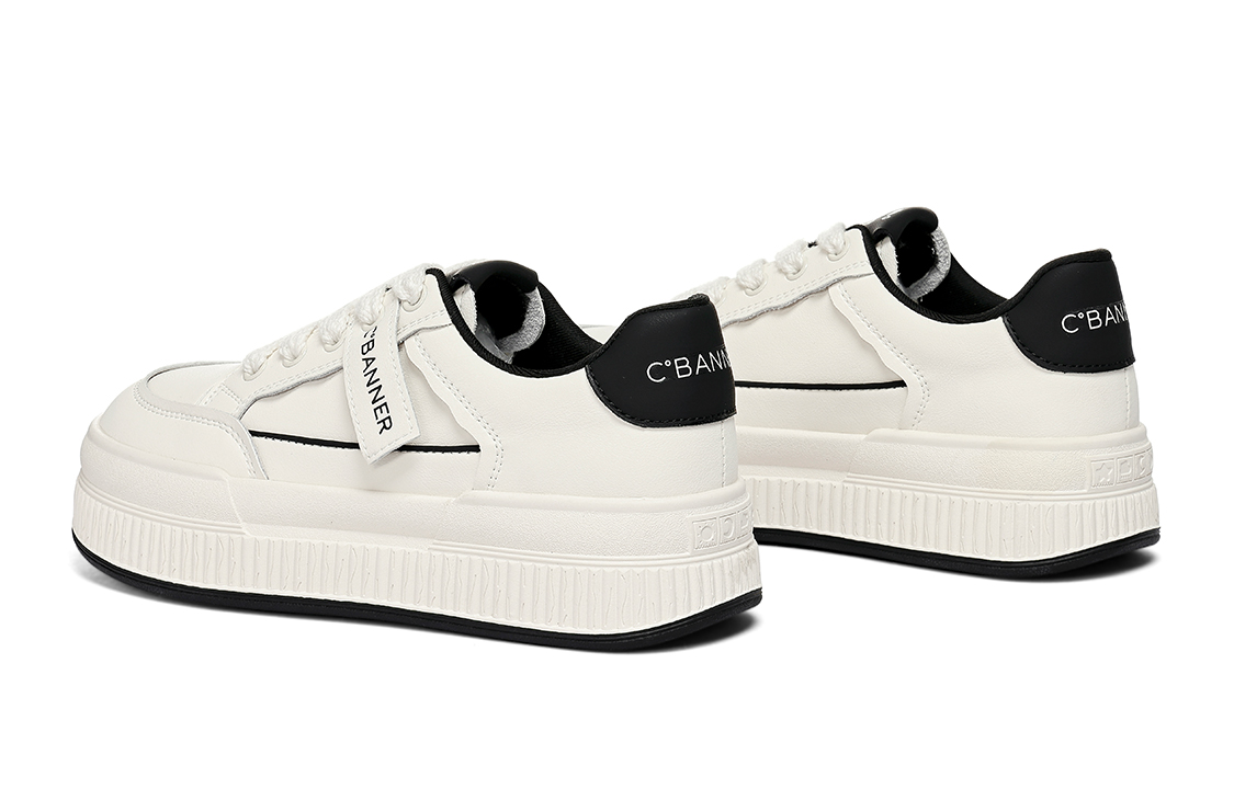 (W) C°BANNER Low-Top Sneaker 'Beige Black' 圖 5
