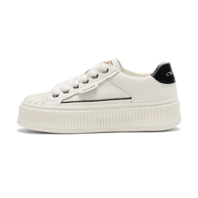 (W) C°BANNER Low-Top Sneaker 'Beige Black'