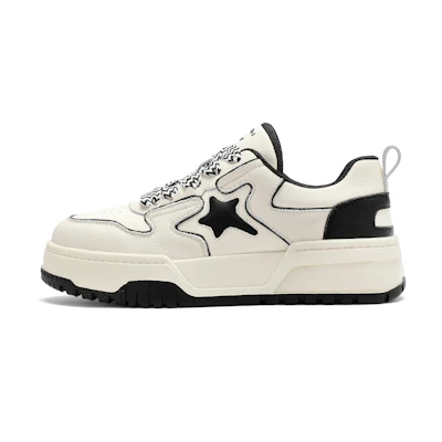 (W) C°BANNER Low-Top Sneaker 'Beige Black Star'