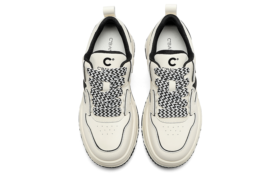 (W) C°BANNER Low-Top Sneaker 'Beige Black Star' 圖 4