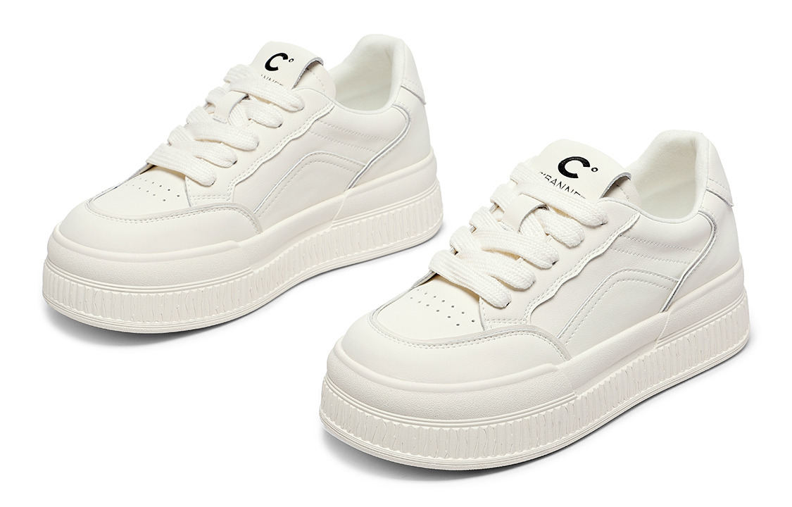 (W) C°BANNER Low-Top Sneakers 'Beige Casual' 圖 3