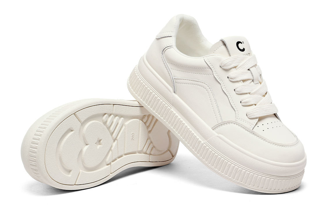 (W) C°BANNER Low-Top Sneakers 'Beige Casual' 圖 4