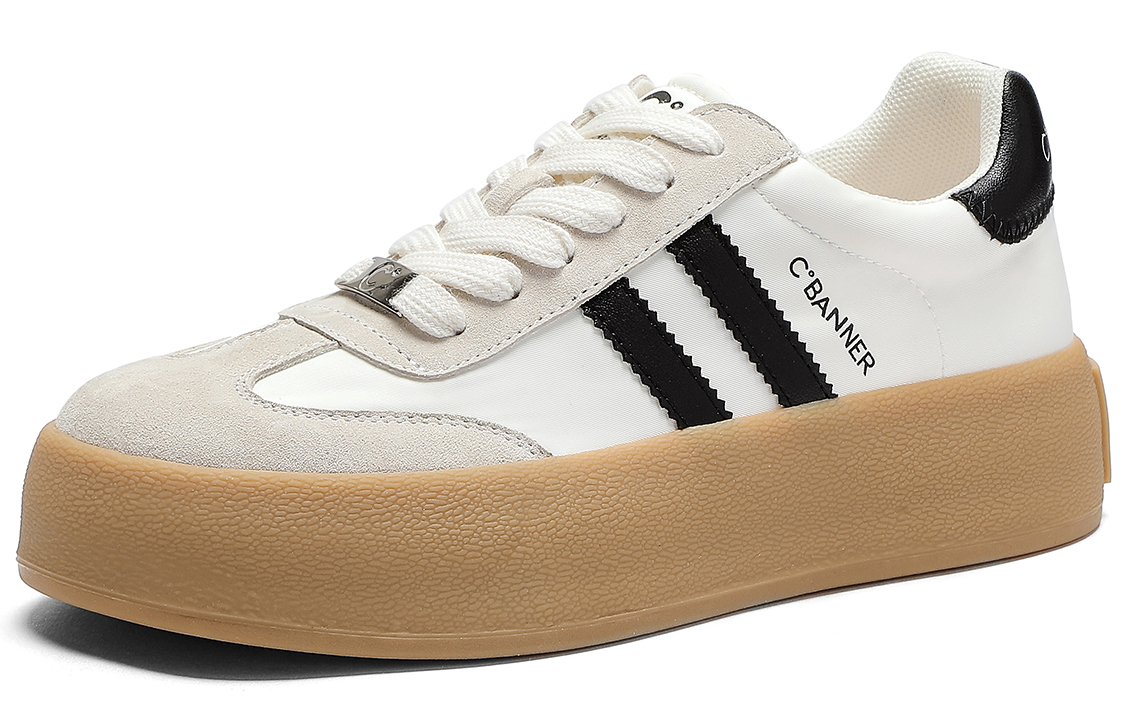 (W) C°BANNER Low-Top Sneakers 'Black Breathable Fabric' 圖 2